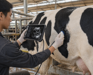 Portable Veterinary Ultrasound Scanner for Cattle and Sheep Pregnancy Detection