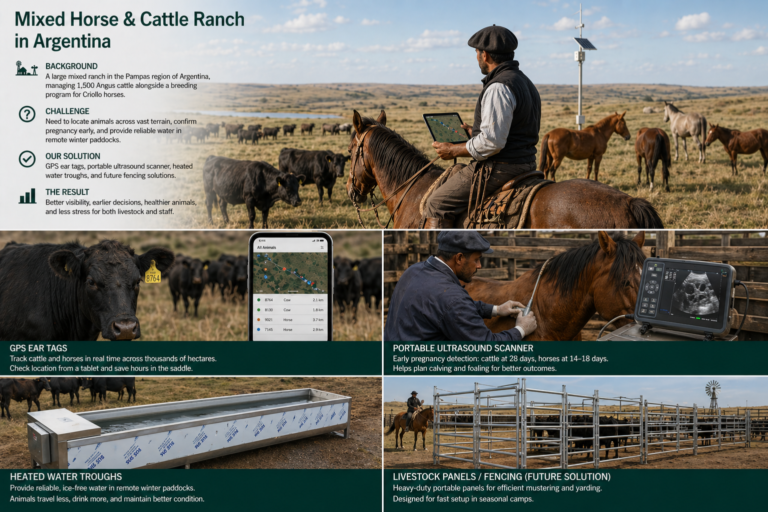 Mixed Horse & Cattle Ranch in Argentina