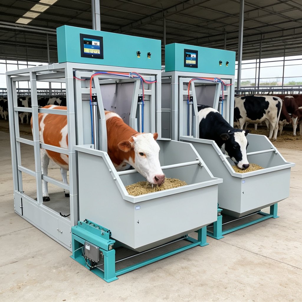Automatic FCR Feed Efficiency Monitoring System for Cattle – Real-Time Feed Conversion Tracking