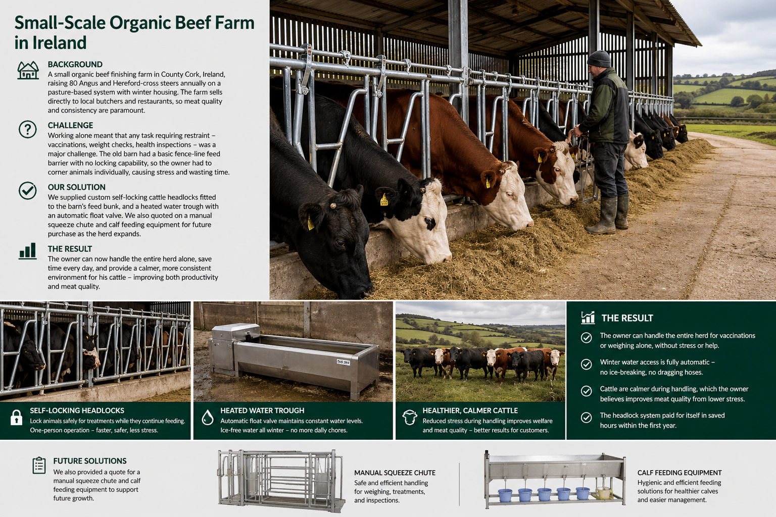 Small-Scale Organic Beef Farm in Ireland
