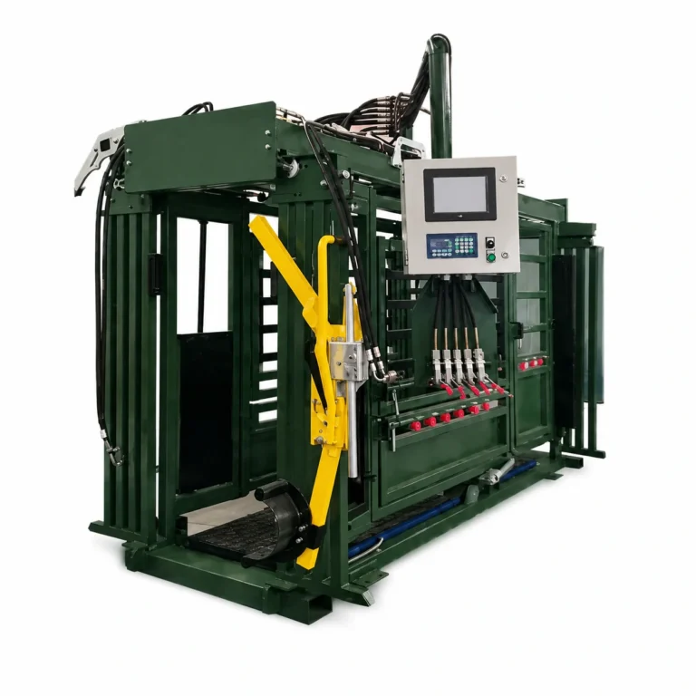 Cattle Squeeze Chute with Weighing System