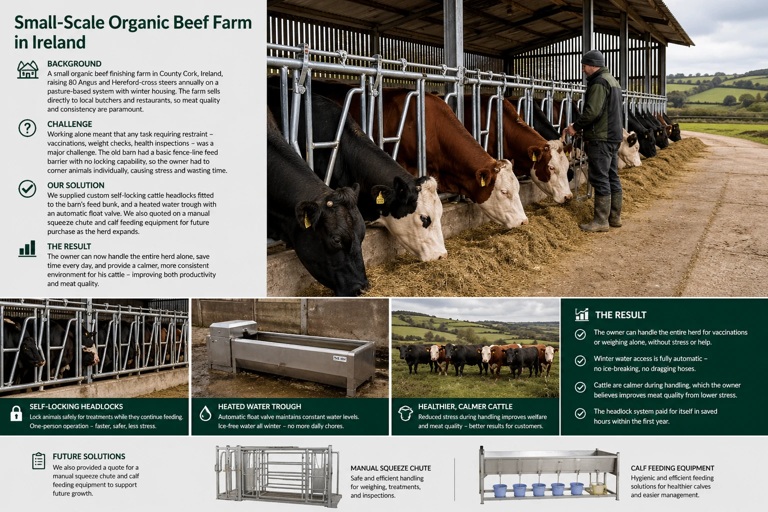 Small-Scale Organic Beef Farm in Ireland